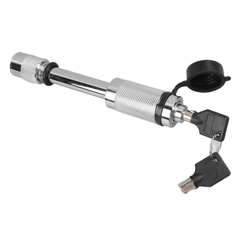 Tow Hitch Receiver Lock White Car Trailer Off Road Vehicle