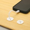 PATIKIL 1 Inch Wire Rubber Grommets, 8Pcs Desk Grommet Cable