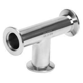 DERNORD KF-25 Tee 3 way Vacuum Fittings Stainless Steel 304 Pipe Fittings