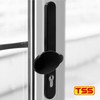 TSS UPVC Door Handles Set - Lever Moveable Pad -
