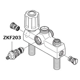 KVK Hot Water Source Switch Unit ZKF203