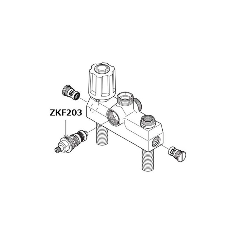 KVK Hot Water Source Switch Unit ZKF203