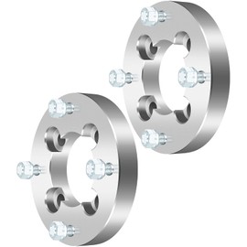 SCITOO 2Pcs 4x100 to 4x137 Wheel Adapters 1" Center Bore 74mm Studs 3/8 4 Lug Wheel Spacers Adapters Fit for Honda ATC250R TRX300 FourTrax TRX300FW FourTrax 4x4 TRX350FE FourTrax Rancher 4x4 ES
