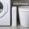 4.5L Slim Bathroom Trash Can with Concealed Toilet Brush, Narrow