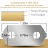 Hybrid Battery, Nickel-Plated Copper Bus Bars & SS Nuts Set,