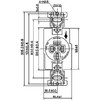 Panasonic WF1415BK Grounded 3P15A Embedded Outlet Black