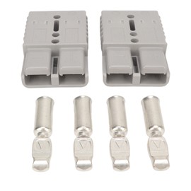 175A Battery Quick Connect Disconnect Connector 1/0 AWG 600V Wire Harness Plug Kit for Automotive ATV RV Winches Elevator