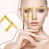 2 Pieces Eyebrow Ruler 3-Point Positioning Ruler Eyebrow Golden Ratio