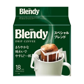 AGF Blendy Regular Coffee Drip Pack, Special Blend, 18 Bags [Drip Coffee]