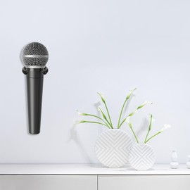 Milisten 12 Pcs Microphone Hook Microphone Hanger Hook Multiple Mic Holder Mic Stand Wired Microphone Wall Hangers Products Mic Holder Stand Mic Clip Holder Mic Supplies Lace Coat Plastic