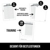 GYMWRKT Premium Training Diary Strength Training German with Pen -