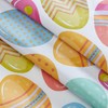 Newbridge Easter Egg Color Explosion Vinyl Flannel Backed Tablecloth, Cheerful