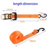 Jet Ski Ratchet Strap,3 Point Tie Down Strap for Jet