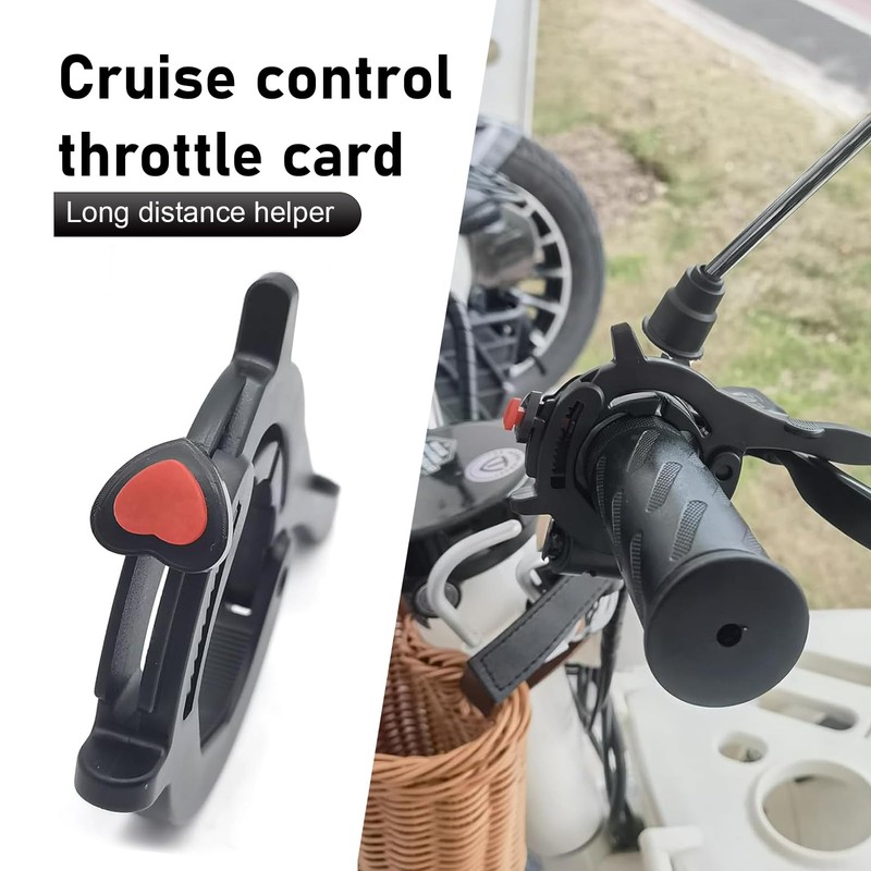 Merdege Motorcycle Throttle Cruise Control, Universal Throttle Booster, Cruise Control