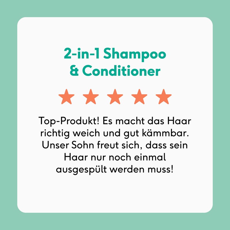 Naïf - 2 in 1 shampoo and conditioner for children