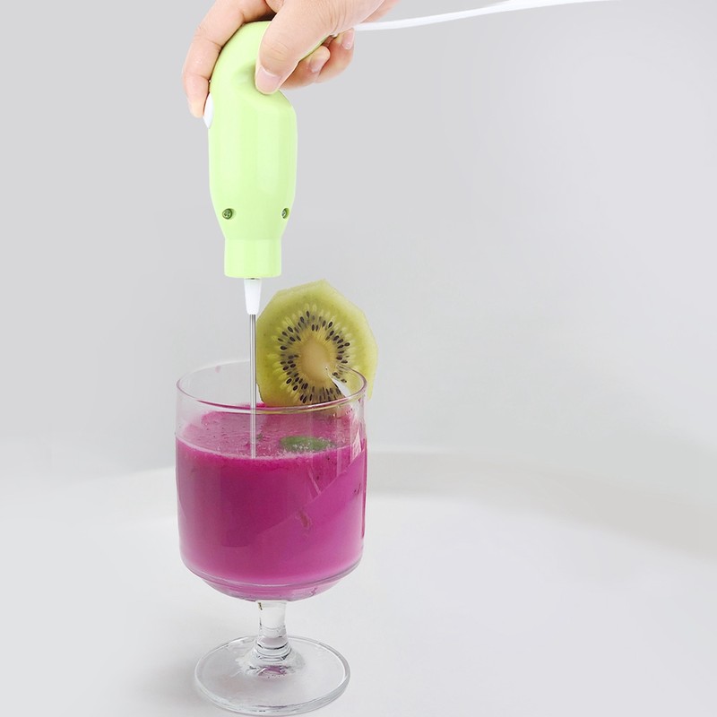 Electric Handheld Coffee Mixer Milk Frother Foamer for Eggs Hot