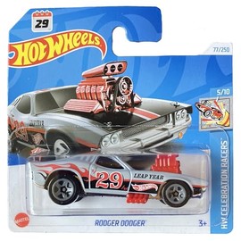 Hot Wheels - Rodger Dodger - HW Celebration Racers 5/10 - HRY99 - Short Card - Grey - Mattel 2024-1:64