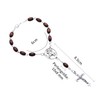 Fritz Cox Car Rosary Necklace The Ideal Travel Companion (Wood)