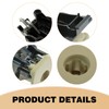 DACIRTY Glove Compartment Door Lock Handle, Plastic Stabilized Construction Armrest