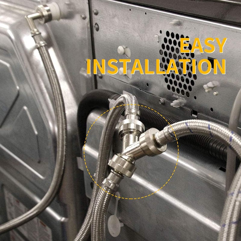 4 Ft Steam Dryer Hose Installation Kit - 90 Degree