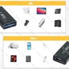 GRASSCALM USB-C Female to USB-A Female Converter Adapter, 6 Pack