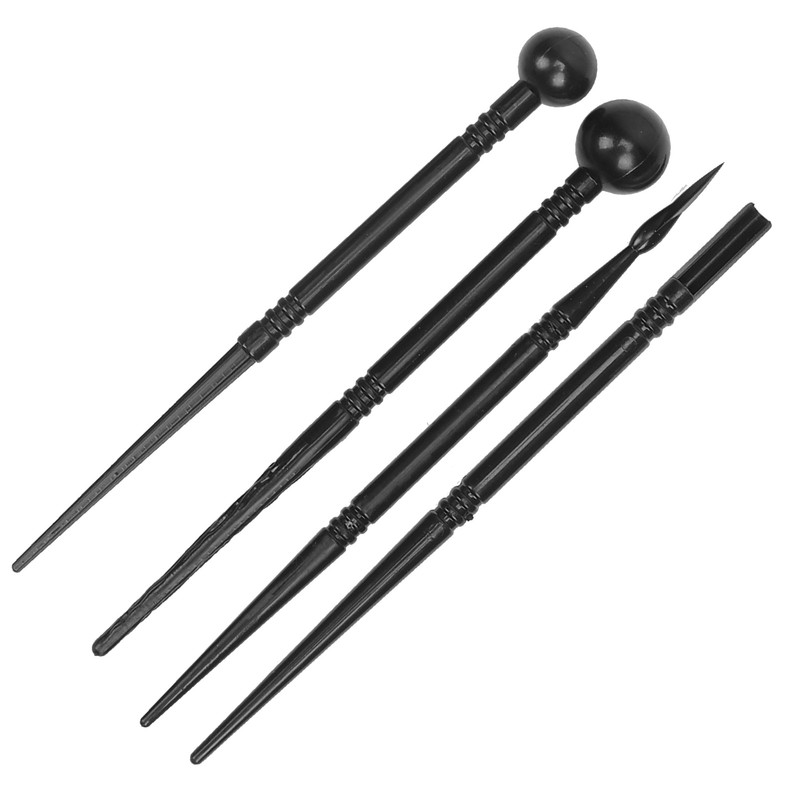 25Pcs Pottery Tools Clay Sculpting Dotting Pens Fondant Ball Stick