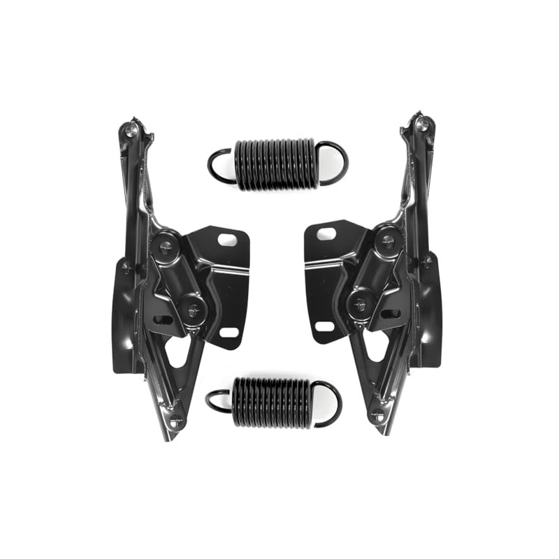 Hood Hinge and Spring Kit - Driver and Passenger Side