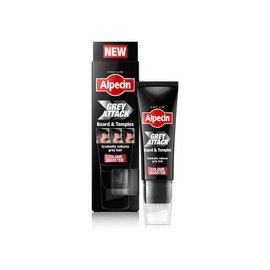 Alpecin Grey Attack Beard & Temples Colour Booster 50 ml | Gradually covers grey hairs on beard and temples | Controlled and natural-looking effect | leave for 5 minutes