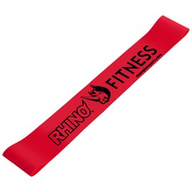 Champion Sports Stretch Loop Bands for Men and Women, Light Resistance, 6.6 lbs, Red - Durable Fitness Band for Strength Training, Stretching, Rehabilitation - Premium Home Workout Equipment