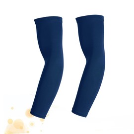 FOMIYES 1 Pair Arm Sleeve Sports Compression Sleeve Elbow Pads Sun Protector Sleeve Padded Sleeve Men Sleeve Women Sports Sleeve Blue