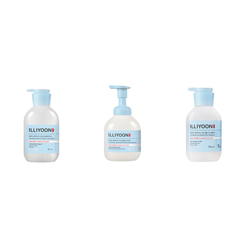 Iliyun Ceramide Ato 5.0 Low-pH Gentle Skin Cleanser, 400ml, 1