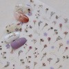 Trekko Nail Seals, Flowers, Nail Parts, Seal, Just Stick, Cute,