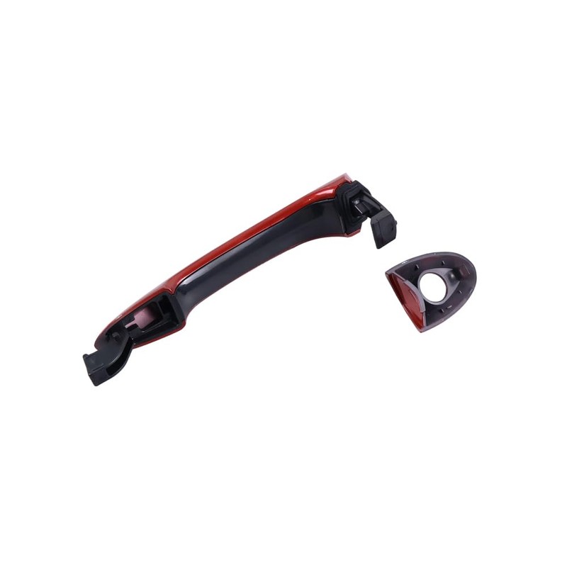 HUYILUN0104 Red 1 Lot 4 Doors Exterior Handle Outer Door