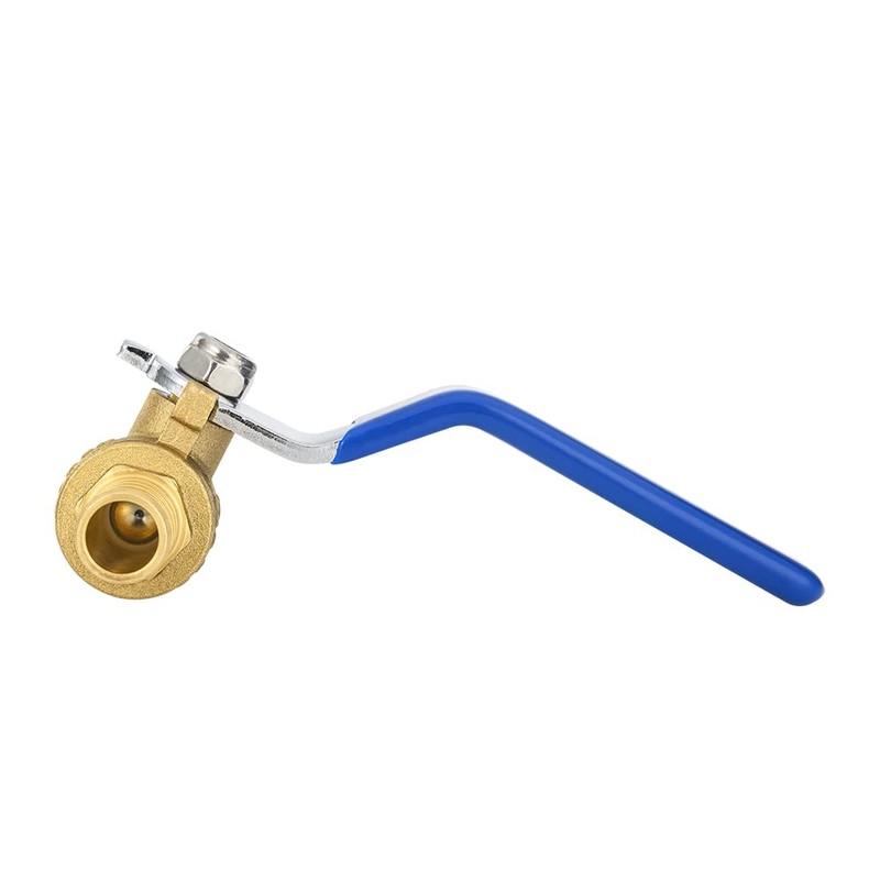 12-Pack 1/2" PEX Brass Ball Valve, Barb Crimp Pex Connection,