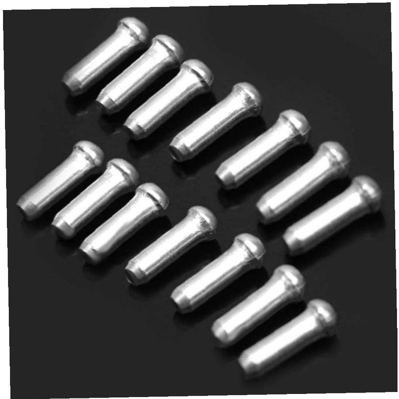 Yrlehoo 100 pieces end sleeves, end cap, brake cable for