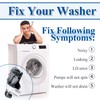 [2025 Upgraded]W10536347 Washer Drain Pump Assembly, Exact for Whirl.pool Cabrio,