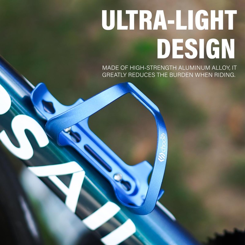 Chooee Bicycle Water Bottle Cage,Aluminum Bike Water Bottle Holder for