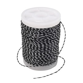 THREE ARCHERS Archery Bow String serving Thread (Black & White)
