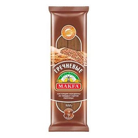 Makfa Spaghetti from Buckwheat - Grechka (16 Ounce / 450 Gram) Imported from Russia