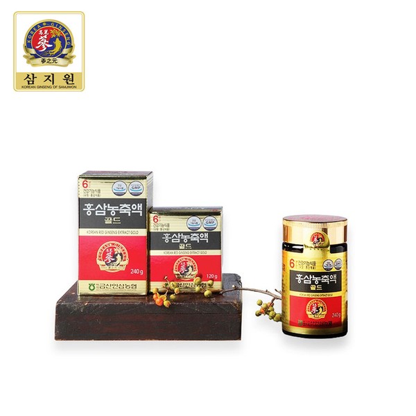 Samjiwon Red Ginseng 6-year-old Red Ginseng Concentrate Gold Ginsenoside Red Ginseng Extract 240g