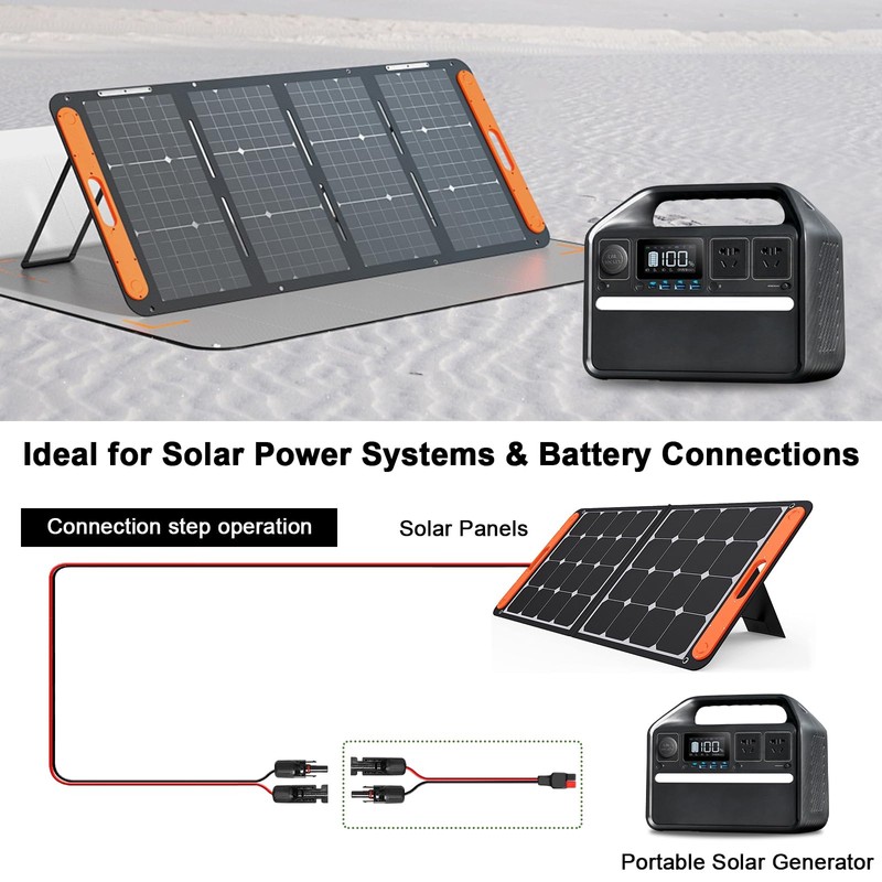 XRDS -RF 10AWG Solar Panel to Anderson-Style Connector Extension Cable