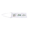 Hanging Storage Bag 3 Compartment Foldable Rhinestone Painting Pattern DIY