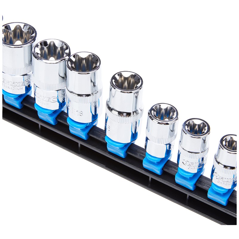 Silverline 675072 E4-E24 Socket Extension Set 14pce E4 - E24
