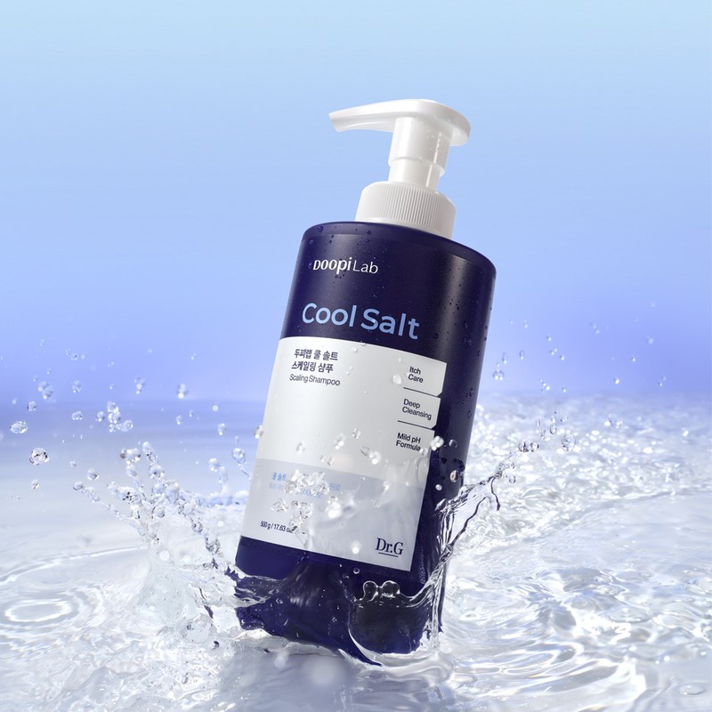 Dr.G Scalp Lab Cool Salt Scaling Shampoo 500g+Refill 500g+100g /