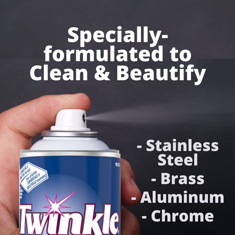 Diversey 991224 Twinkle Stainless Steel Cleaner & Polish, Removes Tarnish