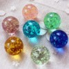 10Pcs Glass Marbles Glow in The Dark Multi-Color Luminous Marbles