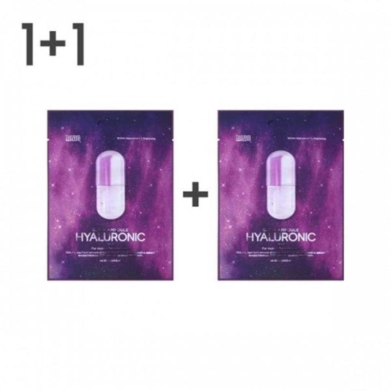 Tenzero 텐제로 글로우 앰플 히알루론 마스크 25 ml (10EA) 미백