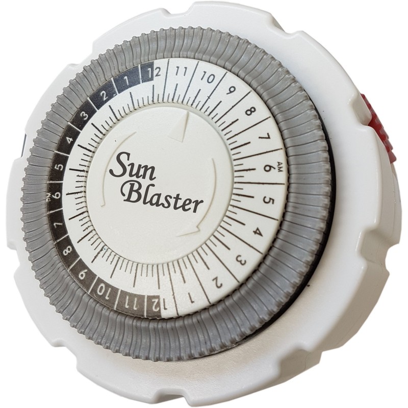 SunBlaster Single Outlet 15 Amp 24 Hour Indoor Mechanical Timer,