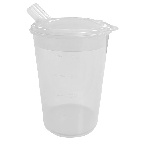 Adult Sippy Cup with Lip Spout The Perfect Solution for Elderly & Disability Drinking Convenient & Beakers for The Elderly for Comfortable Enjoyment Ideal for Those who Struggle with Solid Foods