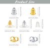 7 Styles 500PCS Earring Backs Replacements, Hypoallergenic Silicone Metal Plastic